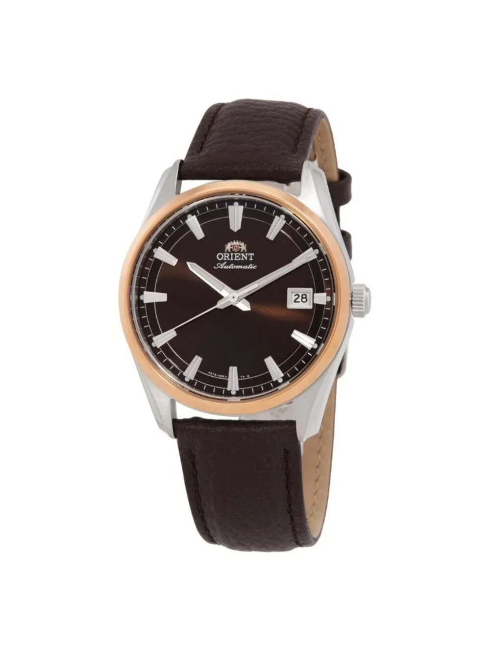 NWT Orient Contemporary Stretto Date Automatic Brown Dial Watch